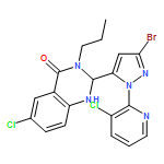 4(1H)-Quinazolinone, 2-[3-bromo-1-(3-chloro-2-pyridinyl)-1H-pyrazol-5-yl]-6-chloro-2,3-dihydro-3-propyl-