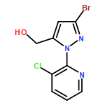 1H-Pyrazole-5-methanol, 3-bromo-1-(3-chloro-2-pyridinyl)-