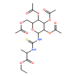 L-Alanine, N-[[(2,3,4,6-tetra-O-acetyl-β-D-galactopyranosyl)amino]thioxomethyl]-, ethyl ester