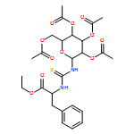 L-Phenylalanine, N-[[(2,3,4,6-tetra-O-acetyl-β-D-galactopyranosyl)amino]thioxomethyl]-, ethyl ester