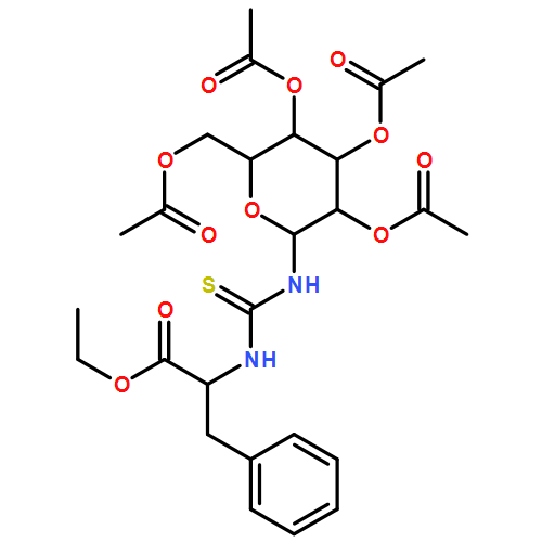 L-Phenylalanine, N-[[(2,3,4,6-tetra-O-acetyl-β-D-galactopyranosyl)amino]thioxomethyl]-, ethyl ester