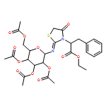 3-Thiazolidineacetic acid, 4-oxo-α-(phenylmethyl)-2-[(2,3,4,6-tetra-O-acetyl-β-D-galactopyranosyl)imino]-, ethyl ester, (αS,2E)-