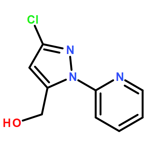 1H-Pyrazole-5-methanol, 3-chloro-1-(2-pyridinyl)-