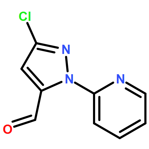1H-Pyrazole-5-carboxaldehyde, 3-chloro-1-(2-pyridinyl)-