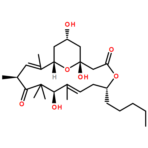 4,19-Dioxabicyclo[13.3.1]nonadeca-7,13-diene-3,11-dione, 1,9,17-trihydroxy-8,10,10,12,14-pentamethyl-5-pentyl-, (1R,5R,7E,9R,12S,13E,15S,17S)-