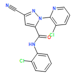 1H-Pyrazole-5-carboxamide, N-(2-chlorophenyl)-1-(3-chloro-2-pyridinyl)-3-cyano-
