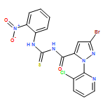1H-Pyrazole-5-carboxamide, 3-bromo-1-(3-chloro-2-pyridinyl)-N-[[(2-nitrophenyl)amino]thioxomethyl]-