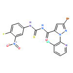 1H-Pyrazole-5-carboxamide, 3-bromo-1-(3-chloro-2-pyridinyl)-N-[[(4-fluoro-3-nitrophenyl)amino]thioxomethyl]-
