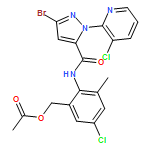 1H-Pyrazole-5-carboxamide, N-[2-[(acetyloxy)methyl]-4-chloro-6-methylphenyl]-3-bromo-1-(3-chloro-2-pyridinyl)-