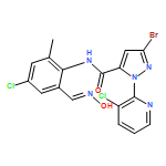 1H-Pyrazole-5-carboxamide, 3-bromo-N-[4-chloro-2-[(Z)-(hydroxyimino)methyl]-6-methylphenyl]-1-(3-chloro-2-pyridinyl)-