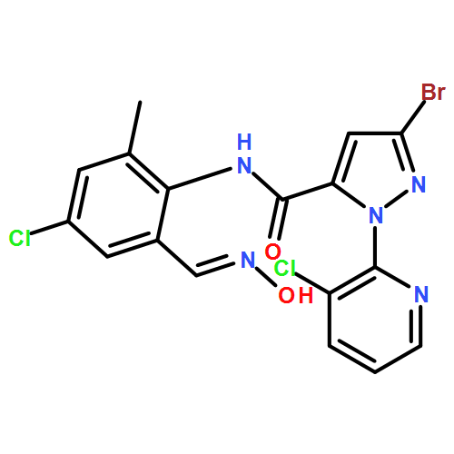 1H-Pyrazole-5-carboxamide, 3-bromo-N-[4-chloro-2-[(Z)-(hydroxyimino)methyl]-6-methylphenyl]-1-(3-chloro-2-pyridinyl)-