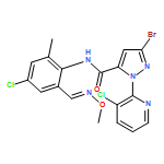 1H-Pyrazole-5-carboxamide, 3-bromo-N-[4-chloro-2-[(Z)-(methoxyimino)methyl]-6-methylphenyl]-1-(3-chloro-2-pyridinyl)-