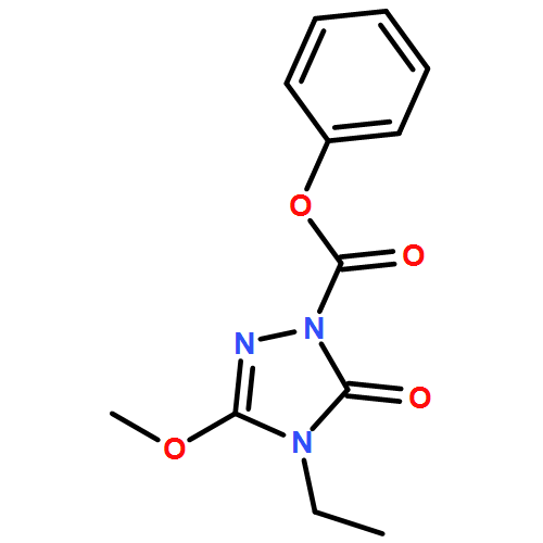 1H-1,2,4-Triazole-1-carboxylic acid, 4-ethyl-4,5-dihydro-3-methoxy-5-oxo-, phenyl ester