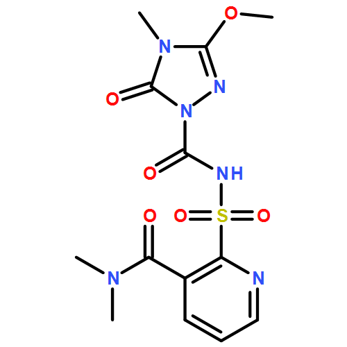 3-Pyridinecarboxamide, 2-[[[(4,5-dihydro-3-methoxy-4-methyl-5-oxo-1H-1,2,4-triazol-1-yl)carbonyl]amino]sulfonyl]-N,N-dimethyl-