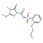 1H-1,2,4-Triazole-1-carboxamide, N-[[2-(2-chloroethoxy)phenyl]sulfonyl]-4,5-dihydro-3-methoxy-4-methyl-5-oxo-