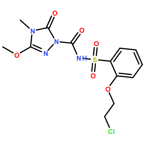1H-1,2,4-Triazole-1-carboxamide, N-[[2-(2-chloroethoxy)phenyl]sulfonyl]-4,5-dihydro-3-methoxy-4-methyl-5-oxo-