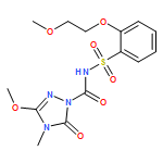 1H-1,2,4-Triazole-1-carboxamide, 4,5-dihydro-3-methoxy-N-[[2-(2-methoxyethoxy)phenyl]sulfonyl]-4-methyl-5-oxo-