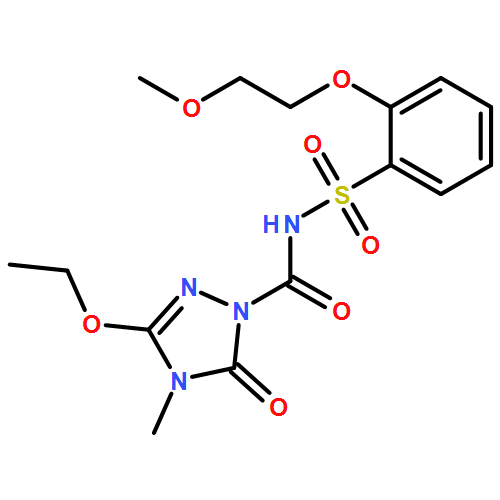 1H-1,2,4-Triazole-1-carboxamide, 3-ethoxy-4,5-dihydro-N-[[2-(2-methoxyethoxy)phenyl]sulfonyl]-4-methyl-5-oxo-