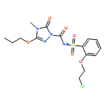 1H-1,2,4-Triazole-1-carboxamide, N-[[2-(2-chloroethoxy)phenyl]sulfonyl]-4,5-dihydro-4-methyl-5-oxo-3-propoxy-