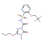 1H-1,2,4-Triazole-1-carboxamide, 4,5-dihydro-4-methyl-5-oxo-3-propoxy-N-[[3-(2,2,2-trifluoroethoxy)-2-pyridinyl]sulfonyl]-