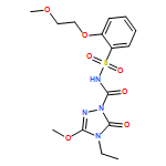1H-1,2,4-Triazole-1-carboxamide, 4-ethyl-4,5-dihydro-3-methoxy-N-[[2-(2-methoxyethoxy)phenyl]sulfonyl]-5-oxo-