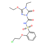 1H-1,2,4-Triazole-1-carboxamide, N-[[2-(2-chloroethoxy)phenyl]sulfonyl]-3-ethoxy-4-ethyl-4,5-dihydro-5-oxo-