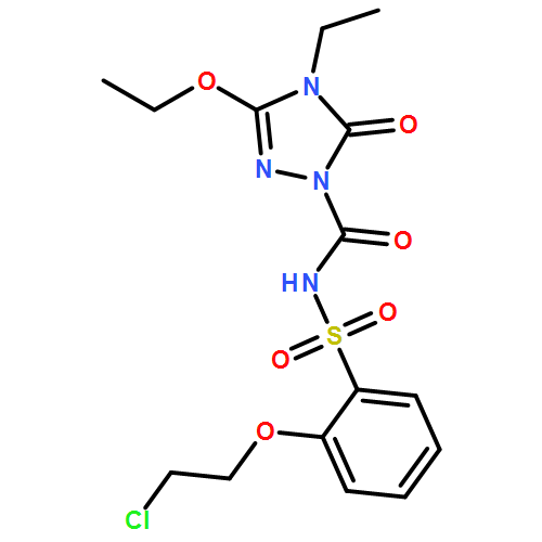 1H-1,2,4-Triazole-1-carboxamide, N-[[2-(2-chloroethoxy)phenyl]sulfonyl]-3-ethoxy-4-ethyl-4,5-dihydro-5-oxo-