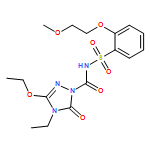1H-1,2,4-Triazole-1-carboxamide, 3-ethoxy-4-ethyl-4,5-dihydro-N-[[2-(2-methoxyethoxy)phenyl]sulfonyl]-5-oxo-