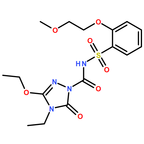 1H-1,2,4-Triazole-1-carboxamide, 3-ethoxy-4-ethyl-4,5-dihydro-N-[[2-(2-methoxyethoxy)phenyl]sulfonyl]-5-oxo-
