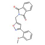 1H-Isoindole-1,3(2H)-dione, 2-[[3-(2-methoxyphenyl)-5-isoxazolyl]methyl]-