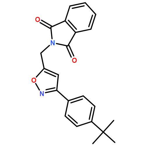 1H-Isoindole-1,3(2H)-dione, 2-[[3-[4-(1,1-dimethylethyl)phenyl]-5-isoxazolyl]methyl]-
