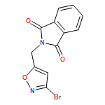 1H-Isoindole-1,3(2H)-dione, 2-[(3-bromo-5-isoxazolyl)methyl]-