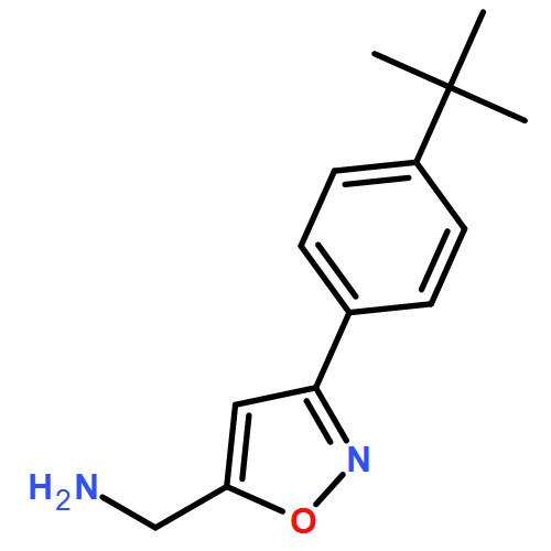 5-Isoxazolemethanamine, 3-[4-(1,1-dimethylethyl)phenyl]-