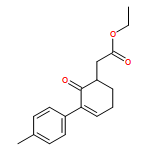 3-Cyclohexene-1-acetic acid, 3-(4-methylphenyl)-2-oxo-, ethyl ester