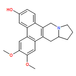 Dibenzo[f,h]pyrrolo[1,2-b]isoquinolin-6-ol, 9,11,12,13,13a,14-hexahydro-2,3-dimethoxy-, (13aS)-