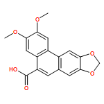 Phenanthro[2,3-d][1,3]dioxole-5-carboxylic acid, 2,3-dimethoxy-