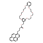 1-Pyrenebutanoic acid, (6,7,11,12,19,20,24,25-octahydrodibenz[g,r][1,3,6,9,12,14,17,20]octaoxacyclodocosin-2-yl)methyl ester
