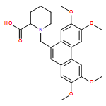 2-Piperidinecarboxylic acid, 1-[(2,3,6,7-tetramethoxy-9-phenanthrenyl)methyl]-