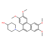 4-Piperidinol, 1-[(2,3,6,7-tetramethoxy-9-phenanthrenyl)methyl]-