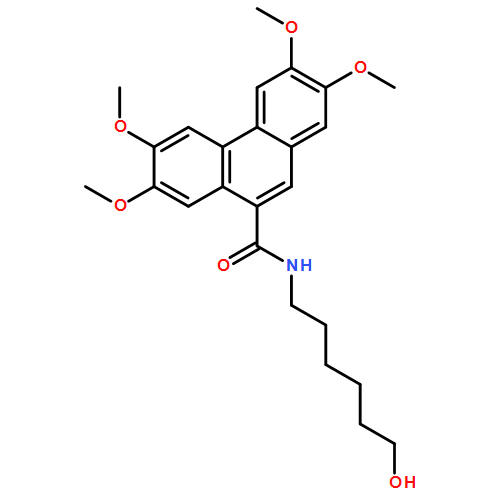 9-Phenanthrenecarboxamide, N-(6-hydroxyhexyl)-2,3,6,7-tetramethoxy-