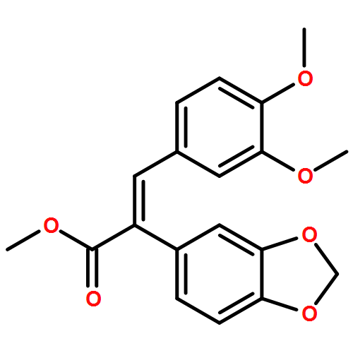 1,3-Benzodioxole-5-acetic acid, α-[(3,4-dimethoxyphenyl)methylene]-, methyl ester, (αZ)-