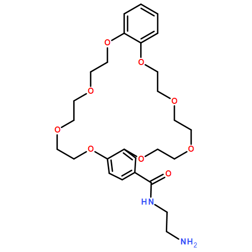 Dibenz[b,n][1,4,7,10,13,16,19,22]octaoxacyclotetracosin-2-carboxamide, N-(2-aminoethyl)-6,7,9,10,12,13,20,21,23,24,26,27-dodecahydro-