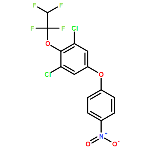 Benzene, 1,3-dichloro-5-(4-nitrophenoxy)-2-(1,1,2,2-tetrafluoroethoxy)-