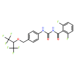 Benzamide, 2,6-difluoro-N-[[[4-[[2,2,2-trifluoro-1-(trifluoromethyl)ethoxy]methyl]phenyl]amino]carbonyl]-