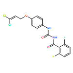 Benzamide, N-[[[4-[(3,3-dichloro-2-propen-1-yl)oxy]phenyl]amino]carbonyl]-2,6-difluoro-