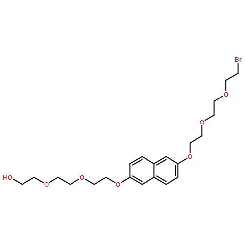 Ethanol, 2-[2-[2-[[6-[2-[2-(2-bromoethoxy)ethoxy]ethoxy]-2-naphthalenyl]oxy]ethoxy]ethoxy]-