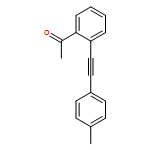 Ethanone, 1-[2-[2-(4-methylphenyl)ethynyl]phenyl]-