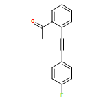 Ethanone, 1-[2-[2-(4-fluorophenyl)ethynyl]phenyl]-