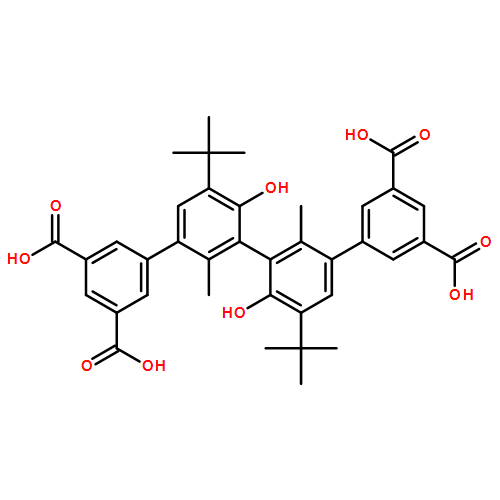 [1,1':3',1'':3'',1'''-Quaterphenyl]-3,3''',5,5'''-tetracarboxylic acid, 5',5''-bis(1,1-dimethylethyl)-4',6''-dihydroxy-2',2''-dimethyl-, (1''S)-