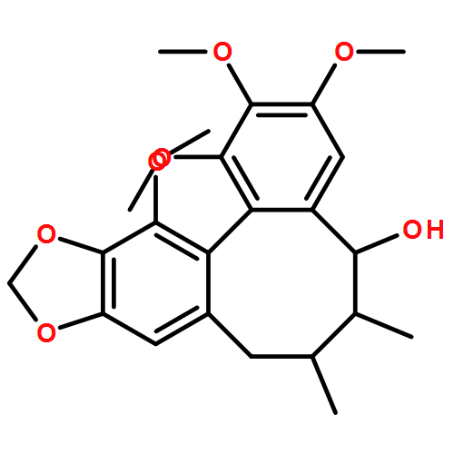 Benzo[3,4]cycloocta[1,2-f][1,3]benzodioxol-5-ol, 5,6,7,8-tetrahydro-1,2,3,13-tetramethoxy-6,7-dimethyl-, (5R,6S,7S,13aS)-